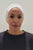 White Back Tie Bonnet - Comfortable Hijab Headwear