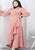 Classic Rose Silk Gown