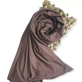 Premium Cedar Brown Jersey Hijab