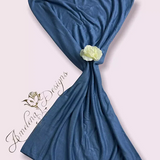 Premium Aqua Blue Jersey Hijab