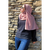 Crepe Pink Chiffon Scarf - Lightweight Georgette & Chiffon Blend