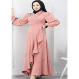 Classic Rose Silk Gown