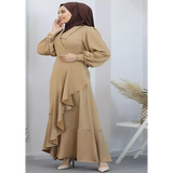 Classic Gold Silk Gown