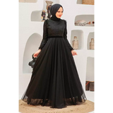 Celiene Gown - Luxurious Tulle, Silk, Chiffon