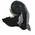 Smokey Ombre: Black and Grey Cotton Jersey Scarf