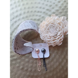 Rose Gold & Charcoal Chain Lux Magnetic Pins Set