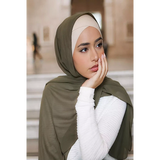 Criss-Cross Layla Bonnet: Organic Luxury Jersey Headscarf
