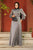Eliana Gown - A-Line Dress with Crystal Belt, Puffed Shoulders & Balloon Sleeves