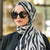 Zebra Print Scarf: Mink Cotton Comfort and Class