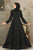 Maxi Dress - Leah A-Line Silk-Chiffon Dress