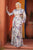 Maxi Dress - Naomi Pleat Satin Dress with Belt